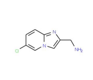(6-chloroimidazo[1,2-a]pyridin-2-yl)methylamine - chemical structure image