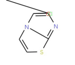 6-Chloroimidazo[2,1-b]thiazole-5-carboxaldehyde (CAS 23576-84-3) - chemical structure image