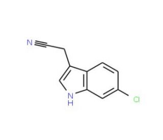 6-Chloroindole-3-acetonitrile (CAS 61220-58-4) - chemical structure image