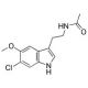 6-Chloromelatonin (CAS 63762-74-3) - chemical structure image