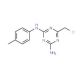 6-(chloromethyl)-N-(4-methylphenyl)-1,3,5-triazine-2,4-diamine (CAS 99860-36-3) - chemical structure image