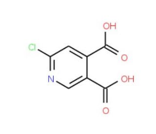 6-Chloropyridine-3,4-dicarboxylic acid (CAS 243835-70-3) - chemical structure image