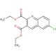 6-Chloroquinoline-2,3-dicarboxylic acid diethyl ester (CAS 92525-74-1) - chemical structure image