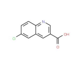6-Chloroquinoline-3-carboxylic acid (CAS 118791-14-3) - chemical structure image