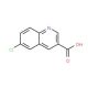 6-Chloroquinoline-3-carboxylic acid (CAS 118791-14-3) - chemical structure image