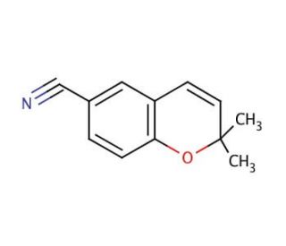 6-Cyano-2,2-dimethyl-2H-benzo-[b]-pyran (CAS 33143-29-2) - chemical structure image