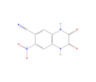 6-Cyano-7-nitroquinoxaline-2,3-dione (CAS 115066-14-3) - chemical structure image