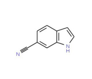 6-Cyanoindole (CAS 15861-36-6) - chemical structure image