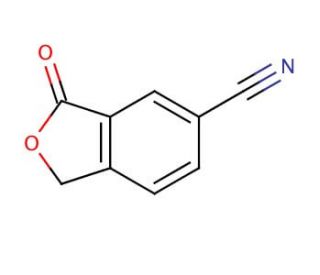 6-Cyanophthalide (CAS 89877-62-3) - chemical structure image