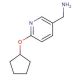 [6-(cyclopentyloxy)pyridin-3-yl]methanamine - chemical structure image