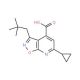 6-cyclopropyl-3-neopentylisoxazolo[5,4-b]pyridine-4-carboxylic acid - chemical structure image