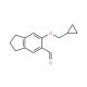 6-(Cyclopropylmethoxy)-5-indanecarbaldehyde - chemical structure image