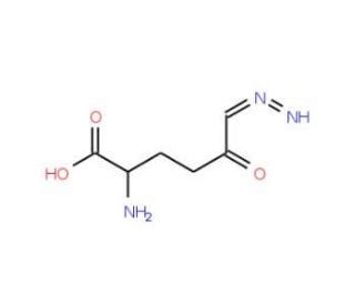 6-Diazo-5-oxo-D-norleucine (CAS 71629-86-2) - chemical structure image