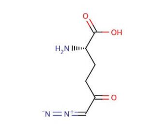 6-Diazo-5-oxo-L-norleucine (CAS 157-03-9) - chemical structure image