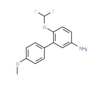 6-(difluoromethoxy)-4&prime;-methoxy-1,1&prime;-biphenyl-3-amine - chemical structure image
