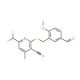 6-(Difluoromethyl)-2-[(5-formyl-2-methoxybenzyl)-thio]-4-methylnicotinonitrile - chemical structure image