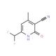 6-(Difluoromethyl)-2-hydroxy-4-methylnicotinonitrile (CAS 869942-32-5) - chemical structure image