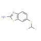6-Difluoromethylsulfanyl-benzothiazol-2-ylamine - chemical structure image