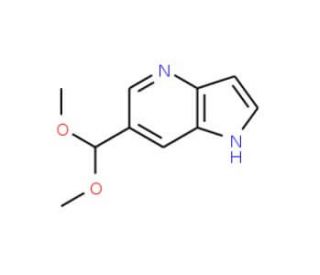 6-(Dimethoxymethyl)-1H-pyrrolo[3,2-b]pyridine (CAS 1015609-43-4) - chemical structure image