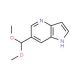 6-(Dimethoxymethyl)-1H-pyrrolo[3,2-b]pyridine (CAS 1015609-43-4) - chemical structure image