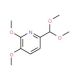 6-(Dimethoxymethyl)-2,3-dimethoxypyridine - chemical structure image