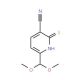 6-(dimethoxymethyl)-2-mercaptonicotinonitrile (CAS 175277-23-3) - chemical structure image