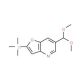 6-(Dimethoxymethyl)-2-(trimethylsilyl)-furo[3,2-b]pyridine (CAS 1186310-76-8) - chemical structure image