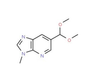 6-(Dimethoxymethyl)-3-methyl-3H-imidazo[4,5-b]pyridine (CAS 1186311-14-7) - chemical structure image