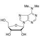 6-Dimethylaminopurine-9-riboside (CAS 2620-62-4) - chemical structure image