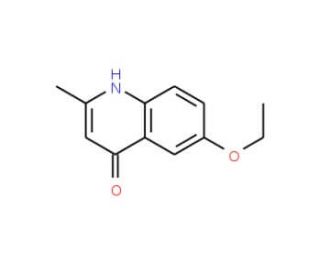 6-Ethoxy-2-methyl-4-quinolinol (CAS 15644-91-4) - chemical structure image