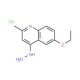 6-Ethoxy-4-hydrazino-2-methylquinoline hydrochloride (CAS 1071572-37-6) - chemical structure image