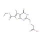 ({[6-(ethoxycarbonyl)-5-methyl-4-oxo-3,4-dihydrothieno[2,3-d]pyrimidin-2-yl]methyl}thio)acetic acid - chemical structure imag