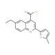 6-ethyl-2-(5-methyl-2-furyl)quinoline-4-carbonyl chloride - chemical structure image