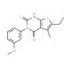 6-Ethyl-2-mercapto-3-(3-methoxy-phenyl)-5-methyl-3H-thieno[2,3-d]pyrimidin-4-one - chemical structure image