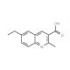 6-Ethyl-2-methylquinoline-3-carboxylic acid (CAS 92513-36-5) - chemical structure image