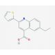 6-Ethyl-2-thien-2-ylquinoline-4-carboxylic acid - chemical structure image