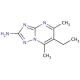 6-Ethyl-5,7-dimethyl[1,2,4]triazolo-[1,5-a]pyrimidin-2-amine - chemical structure image