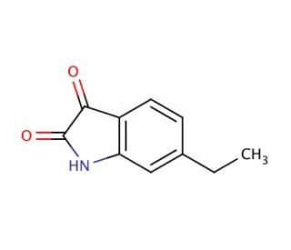6-Ethyl isatin (CAS 90924-07-5) - chemical structure image
