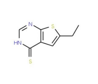 6-Ethyl-thieno[2,3-d]pyrimidine-4-thiol - chemical structure image