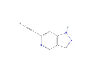 6-Ethynyl-1H-pyrazolo[4,3-c]pyridine (CAS 1374652-76-2) - chemical structure image