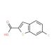 6-fluoro-1-benzothiophene-2-carboxylic acid (CAS 142329-23-5) - chemical structure image