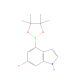 6-Fluoro-1H-indole-4-boronic acid, pinacol ester (CAS 955978-85-5) - chemical structure image