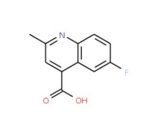 6-fluoro-2-methylquinoline-4-carboxylic acid (CAS 716-03-0) - chemical structure image