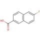 6-Fluoro-2-naphthoic acid (CAS 5043-01-6) - chemical structure image
