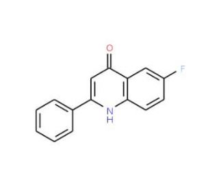 6-Fluoro-2-phenyl-4-quinolinol (CAS 103914-44-9) - chemical structure image