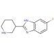 6-Fluoro-2-piperidin-3-yl-1H-benzimidazole - chemical structure image