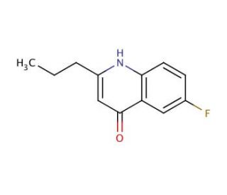 6-Fluoro-2-propyl-4-quinolinol (CAS 1070879-93-4) - chemical structure image