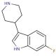 6-fluoro-3-(piperidin-4-yl)-1H-indole (CAS 76315-55-4) - chemical structure image