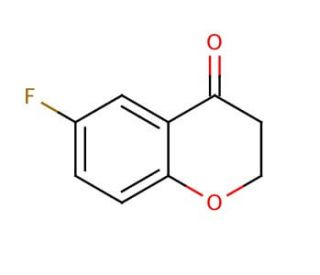 6-Fluoro-4-chromanone (CAS 66892-34-0) - chemical structure image