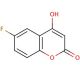 6-Fluoro-4-hydroxycoumarin (CAS 1994-13-4) - chemical structure image